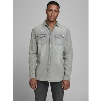 Jack & Jones Camisa manga larga 12138115 SHERIDAN-LIGHT GREY para hombre