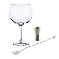 juego de 6 piezas combinados vidrio 715 cl