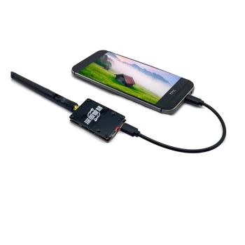 Receptor EWRF OTG 5.8GHz 56CH 720*480/30Fps FPV para teléfono, tableta, móvil inteligente Android, transmisor UVC, tarje