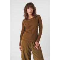 skfk camiseta manga larga wts01141 para mujer