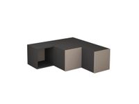 mueble de tv de esquina con 2 cajones l90 cm -