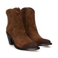 ash botines con tacon mujer - marron talla 36