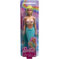 barbie sirena cola turquesa mattel hrr03