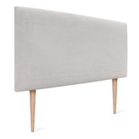 dhome cabecero de pana liso 80x105 con patas camas 8090 - blanco hueso
