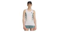 camiseta adidas performance adizero archive  blanco verde  mujer