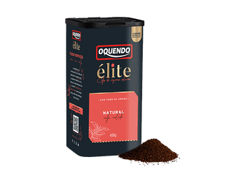 Café molido - Oquendo Cofibox Élite Natural 400g, 50% Arábica y Robusta