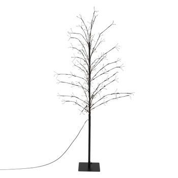 Decoración Navideña Árbol Led Blanco Cálido Ip44 150cm Ecd Geramny