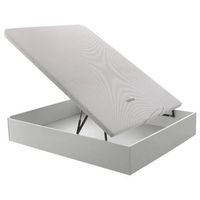 canape abatible relax musa 3d gran capacidad alturas 3832 cm - blanco - 160x200 cm - altura 32 cm
