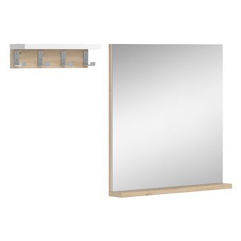 Espejo De Baño Henri 50 X 51.6 Cm Con Estante Vicco