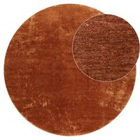 alfombra calissa cobre 120 cm redondo
