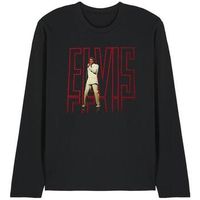 elvis presley camiseta manga larga elvis 68 album para mujer