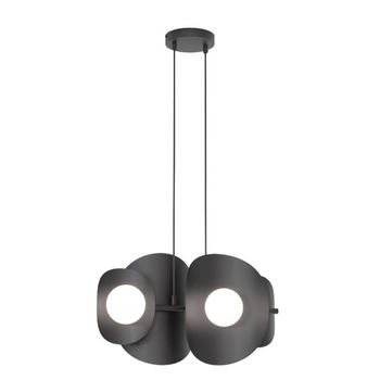 Lámpara colgante lithora negro (4 luces)
