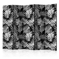 biombo - black and white jungle ii 225x172 cm