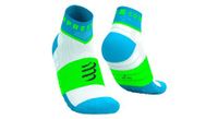 calcetines compressport ultra trail azul verde