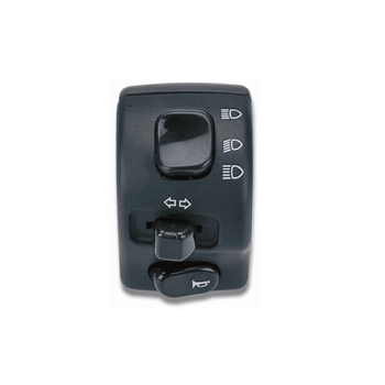 Interruptor de manillar Tommaselli Classic izquierdo alu negro