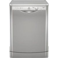indesit dfg15b1s full-size dishwasher - silver silver