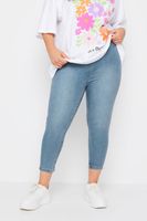yours jeggings azul claro capri jenny mujer curvy y tallas grandes yours