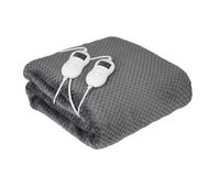 camry cr 7417 calienta camas electrico doble medidas 150x160cm 8 niveles temperatura temporizador lavable polar 120 gris