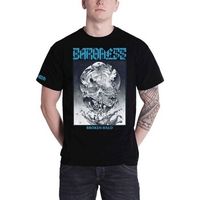 baroness tops y camisetas broken halo para mujer