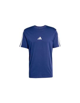 Camiseta adidas 3 Bandas Sj Hombre Azul Oscuro/Blanco