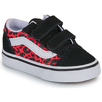 Vans Zapatillas Old Skool V GLITTER LEOPARD Diva Pink para niña