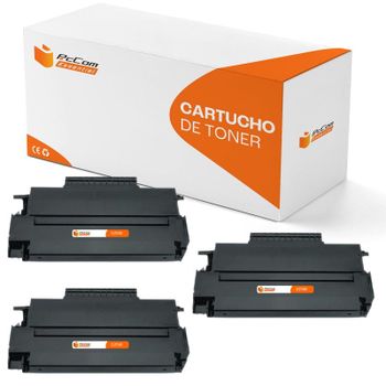 PcCom Essential OKI B2500/B2520/B2540 Tóner Compatible Negro Pack 3