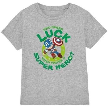 Marvel Tops y Camisetas St Patrick's Day Lucky para niña