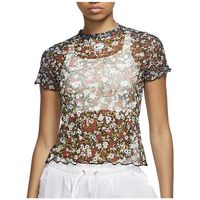 nike tops y camisetas mesh aop para mujer