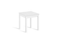mesa cocina extensible libro 65130x65 cm blanco pata blanco