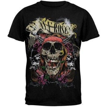 Guns N Roses Camiseta manga larga Trashy Skull para mujer