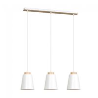 regleta de techo lasso blanco 3 luces