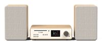 pure 252807 sistema de audio para el hogar microcadena de musica para uso domestico 50 w roble blanco