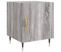 vidaxl mesita de noche madera de ingenieria gris sonoma 40x40x50 cm