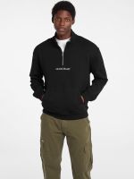 sudadera con media cremallera y logotipo