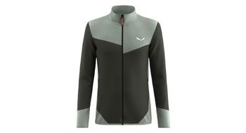 Forro polar hibrido salewa puez verde para hombre
