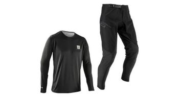 Kit de maillot y pantalon leatt gravity 1 0 de manga larga negro