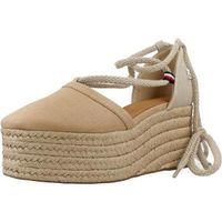 tommy hilfiger alpargatas closed toe linen flatfor para mujer