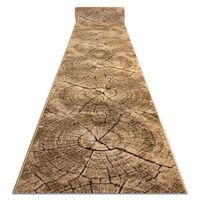 alfombra de pasillo karmel tronko arbol madera - la nuez 70 cm 70x190 cm