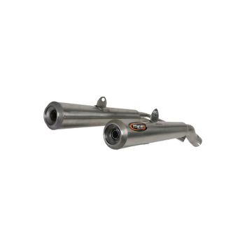 Silenciador de escape Ducati Monster -'06 Marving Racing Acero bajo par