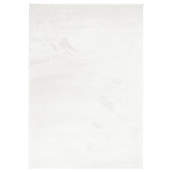 Alfombra De Pelo Corto Oviedo Crema 200x280 Cm Vidaxl