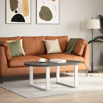 Patas De Mesa，pierna De Mesa De Centro Forma U 2 Uds Acero Blanco 70x(42-43) Cm