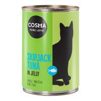 cosma original en gelatina 6 x 400 g - atun skipjack