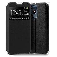cool funda flip cover liso negro para realme c53
