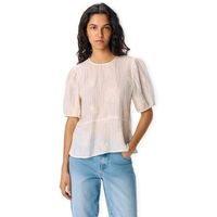object blusa top zelma - white sand para mujer