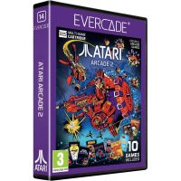 blaze entertainment evercade atari arcade 2 retro cartucho multijuego blanco