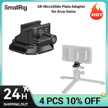 SmallRig 18 Pro / 18 Pro Max: adaptador de placa SR-MicroSlide para trípodes Arca-Swiss, compatible con los soportes para iPhone 18 Pro / 18 Pro Max.