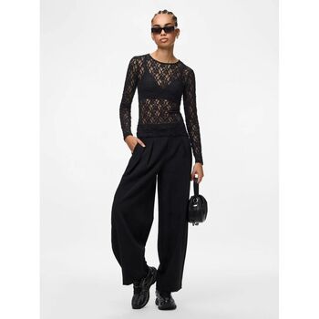 Pieces Camiseta manga larga 17154478 HAZEL-BLACK para mujer