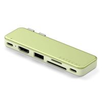 hub satechi 6 puertos usb-c 45 w hdmi 4k 60 hz modelo sa-st-husny