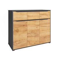 aparador ruben 48 x 1016 cm con cajones vicco