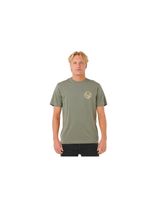 camiseta rip curl surf trip tee hombre verde